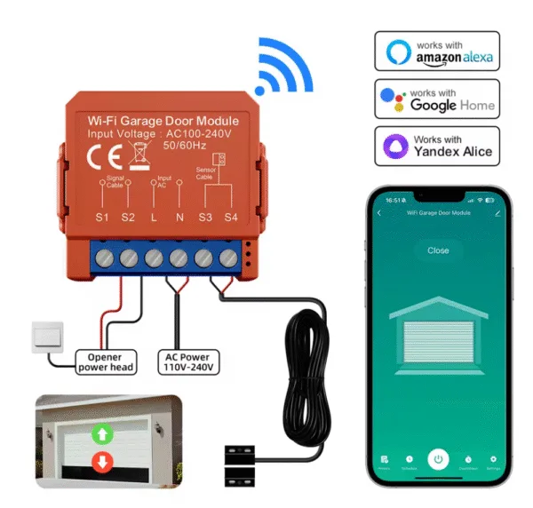 Comando Porta Garage con App
