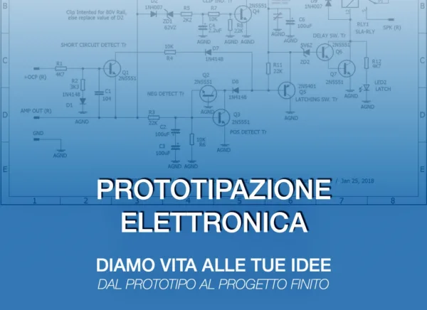 Disegno e produzione prototipo elettronico